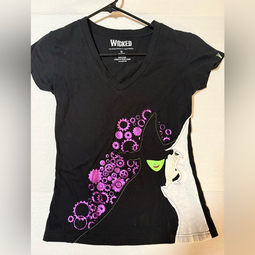 Wicked Black and Purple Graphic Women's Tee